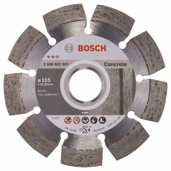 Diamantový rezací kotúc Expert for Concrete 115 x 22,23 x 2,2 x 12 mm