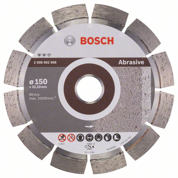 Diamantový rezací kotúc Expert for Abrasive 150 x 22,23 x 2,4 x 12 mm