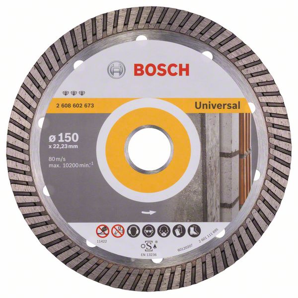 Diamantový rezací kotúc Best for Universal Turbo 150 x 22,23 x 2,4 x 12 mm