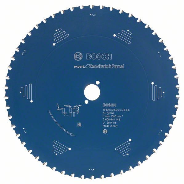 Pílový kotúč Expert for Sandwich Panel 235 x 30 x 2,2 mm, 50 - 2608644143