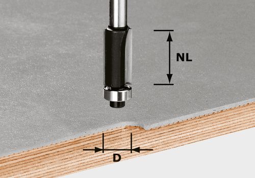 Lícovacia fréza HW S8 D12,7/NL25