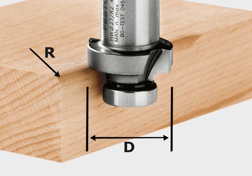 Zaoblovacia fréza HW R2-OFK 500