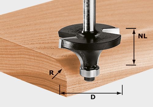 Zaoblovacia fréza HW S8 D25,5/R6,35 KL