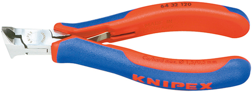 Kliešte štikacie 120mm celné pre elektroniku / 6432120 Knipex